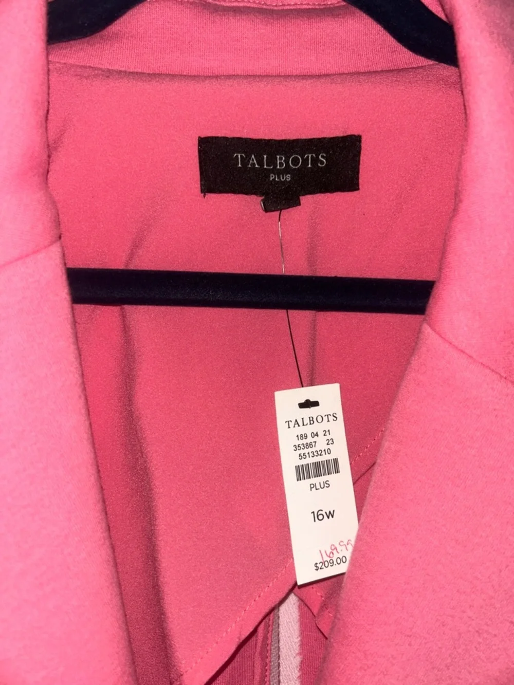 Talbots Rose Pink Blazer Jacket - Picture 2 of 6